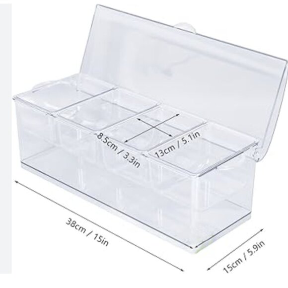 Hey, Bartender! 4-Compartment Garnish Tray + 2 More! - Picture 2 of 4